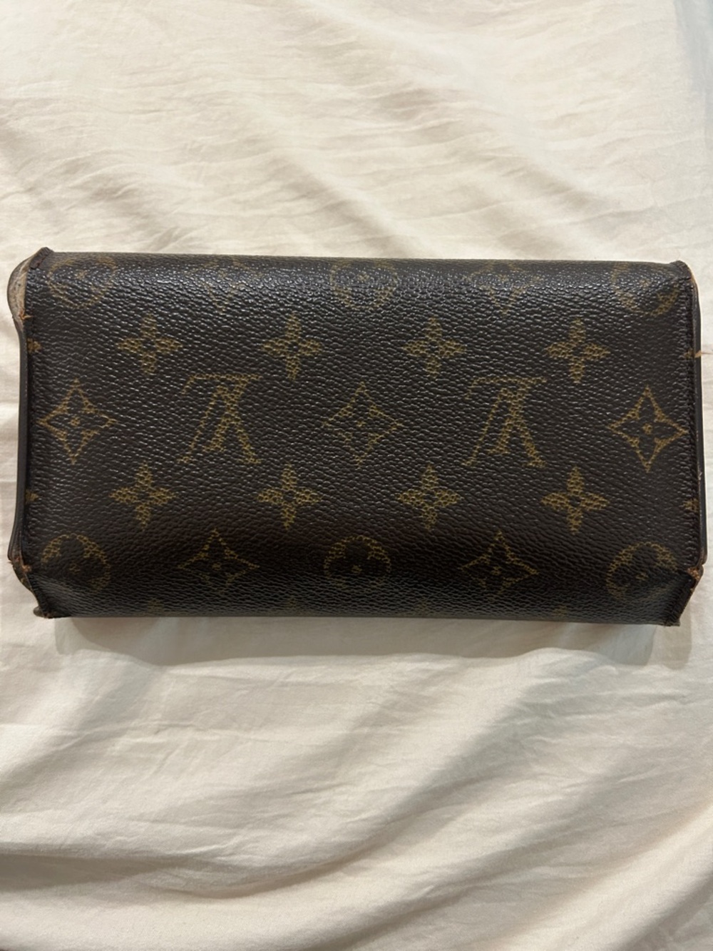 Authentic Louis Vuitton Flap Wallet — Dark Brown with Gold Hardware - Picture 2 of 10